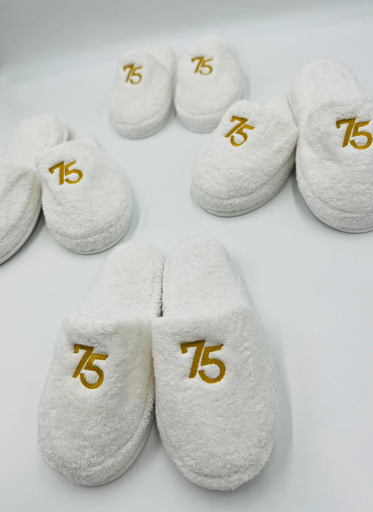 Terry Slippers, Soft & Plush Comfortable Lounging, Made in Turkey