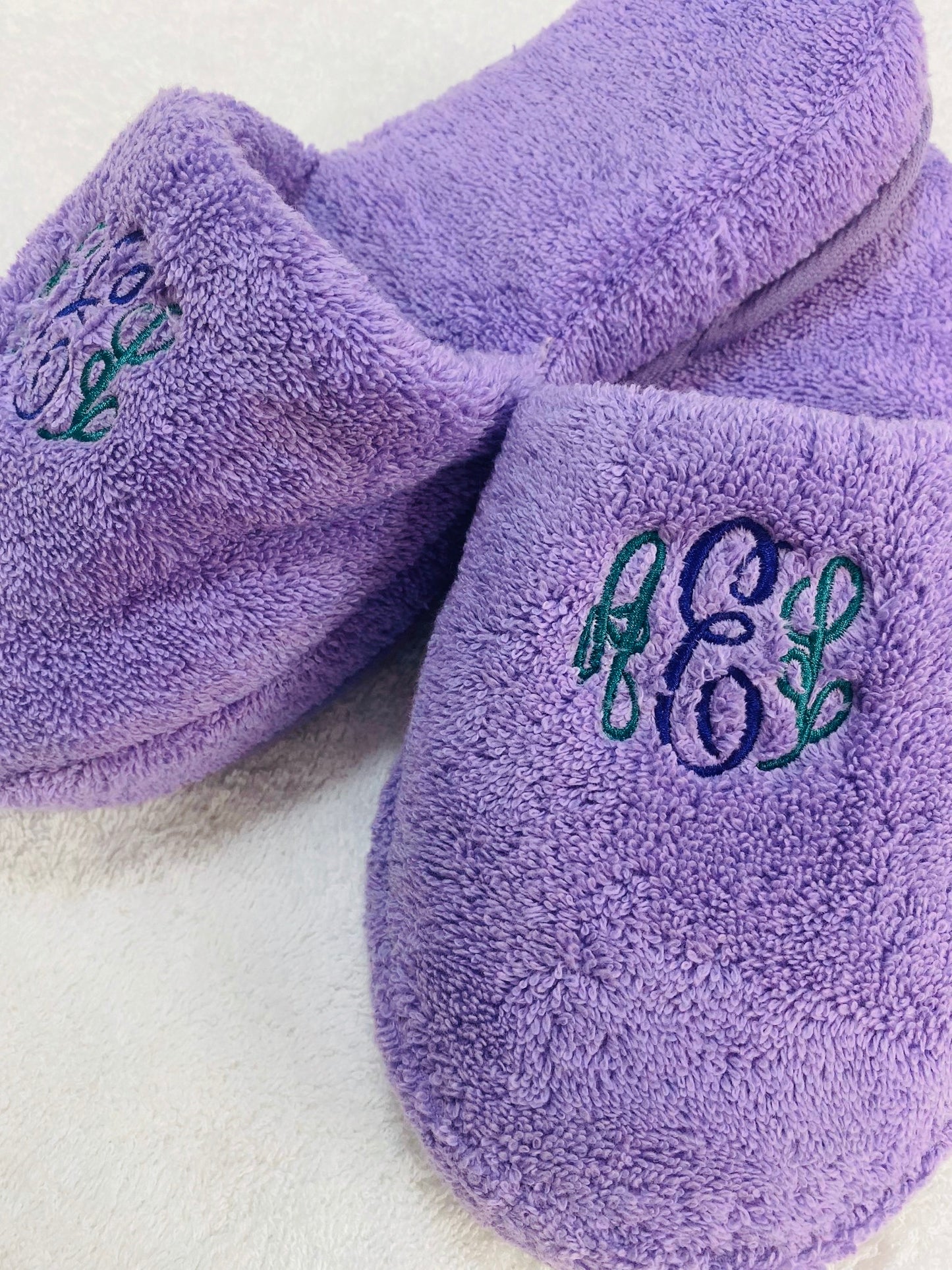 Terry Slippers, Soft & Plush Comfortable Lounging, Made in Turkey