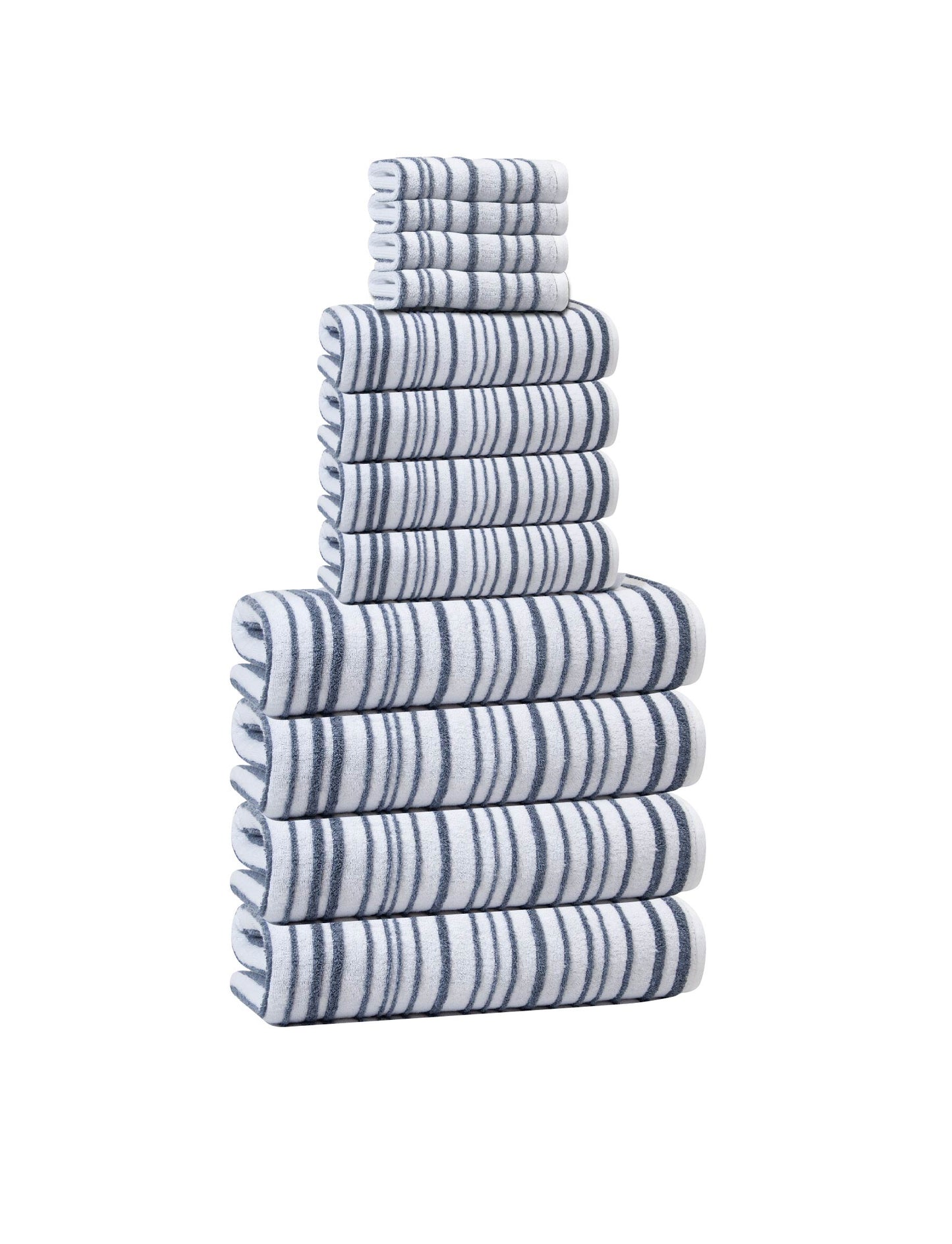 Halo Stripe Bath Towels