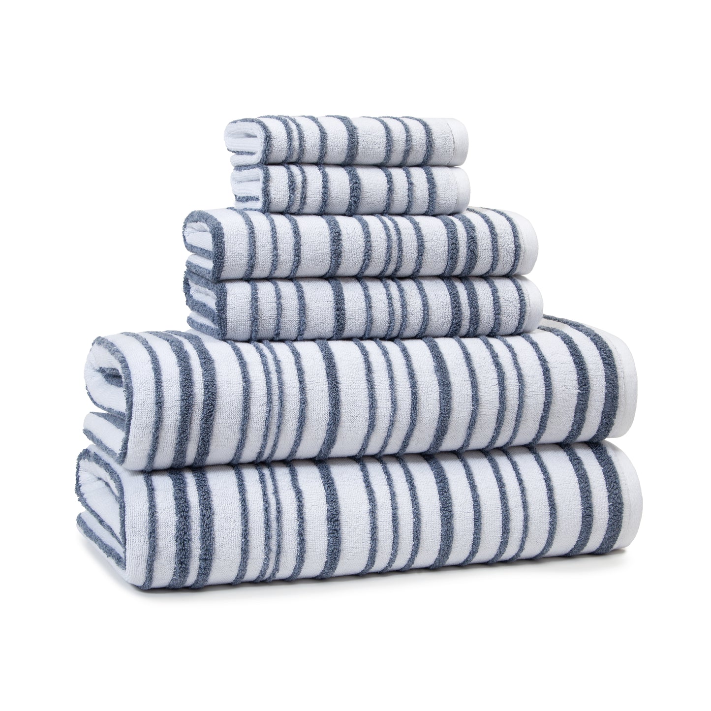Halo Stripe Bath Towels