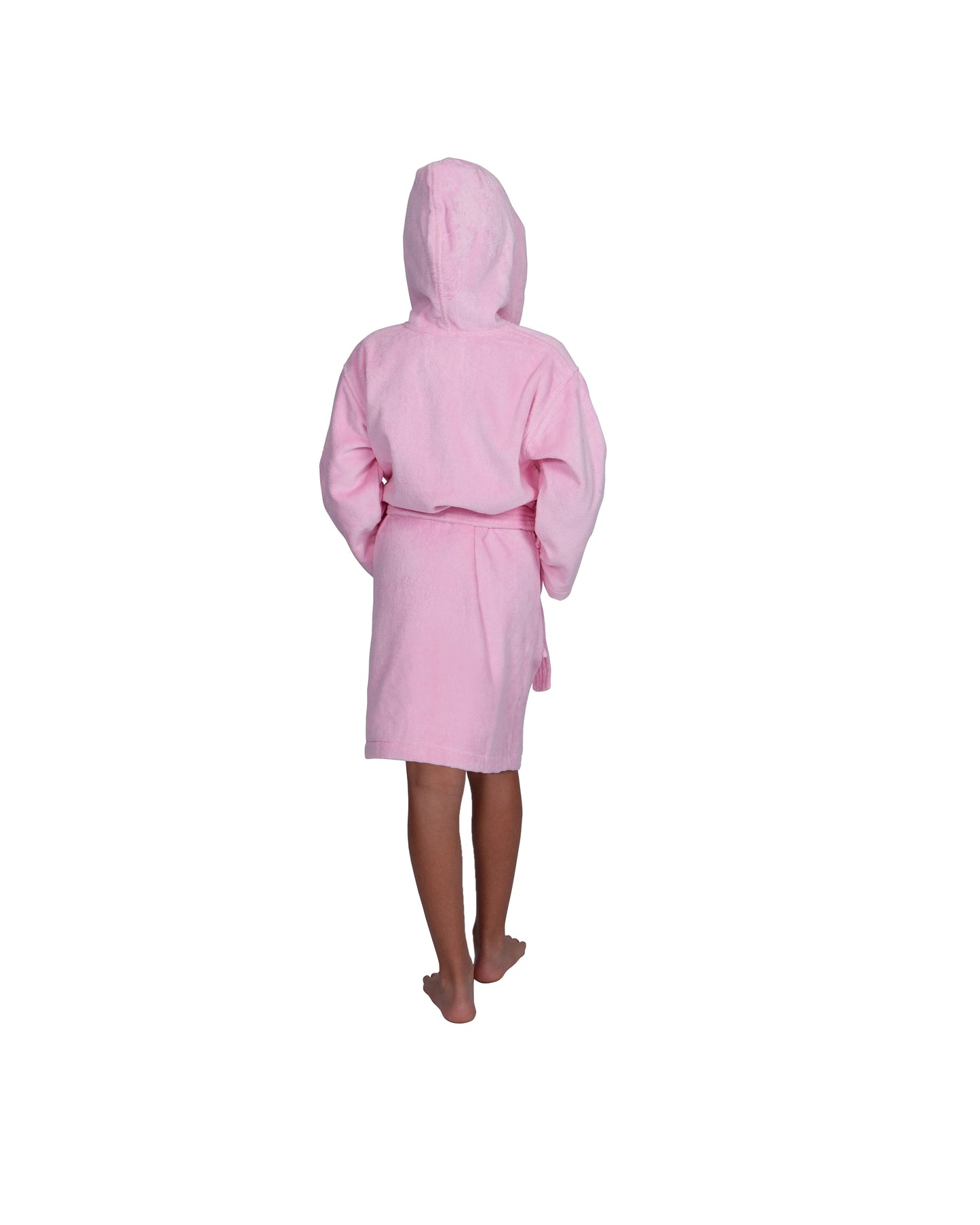 Kids Terry Velour Hooded Cover Up for Girls, Made in Turkey