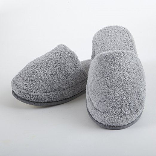 Terry Slippers, Soft & Plush Comfortable Lounging, Made in Turkey