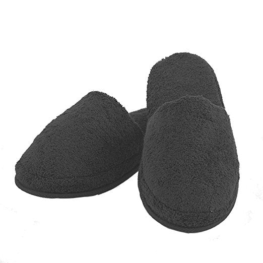 Terry Slippers, Soft & Plush Comfortable Lounging, Made in Turkey
