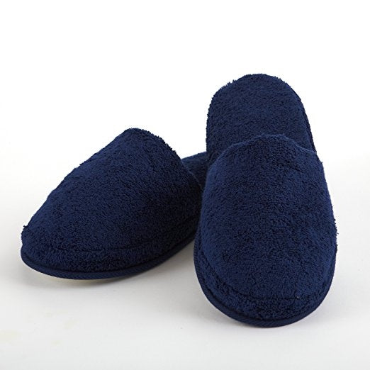 Terry Slippers, Soft & Plush Comfortable Lounging, Made in Turkey