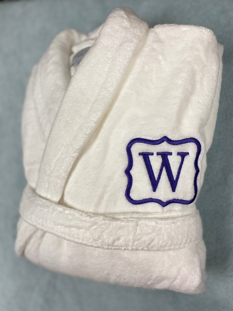 Plush Cotton Robe, Made in Turkey