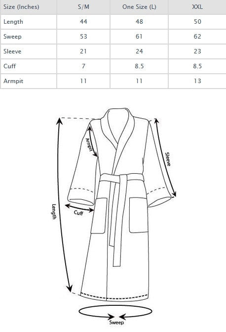 Luxury Turkish Terry Shawl Robe, 100% Cotton, Personalized and Monogrammed Gifts, Wedding, Christmas, Birthday Gift, Unisex
