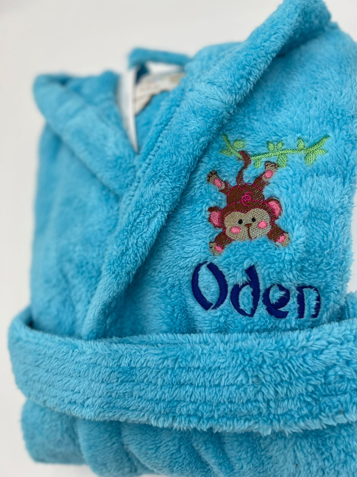 Kids Fleece, Plush, Soft and Warm Hooded Bathrobe for Boys, Made in Turkey