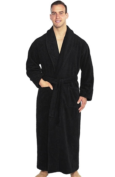 Shawl Turkish Robe - Black