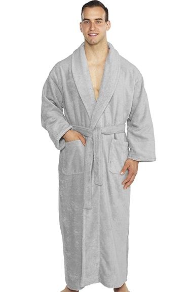 Full Ankle Length Terry Shawl Bathrobe, Made in Turkey