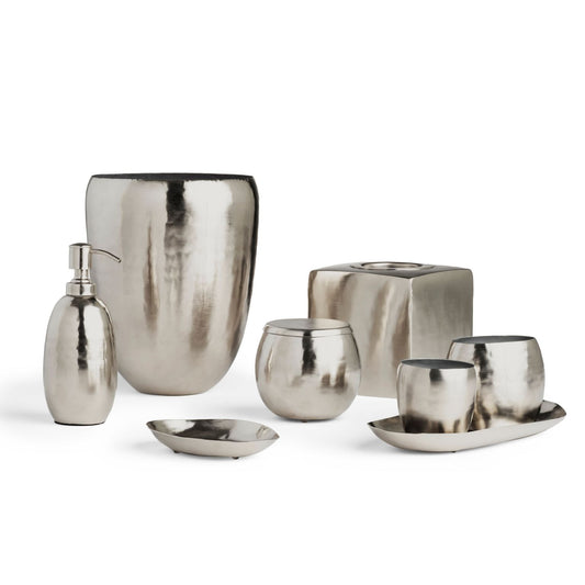Saros Silver Bath Accessories