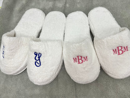 Terry Slippers, Soft & Plush Comfortable Lounging, Made in Turkey