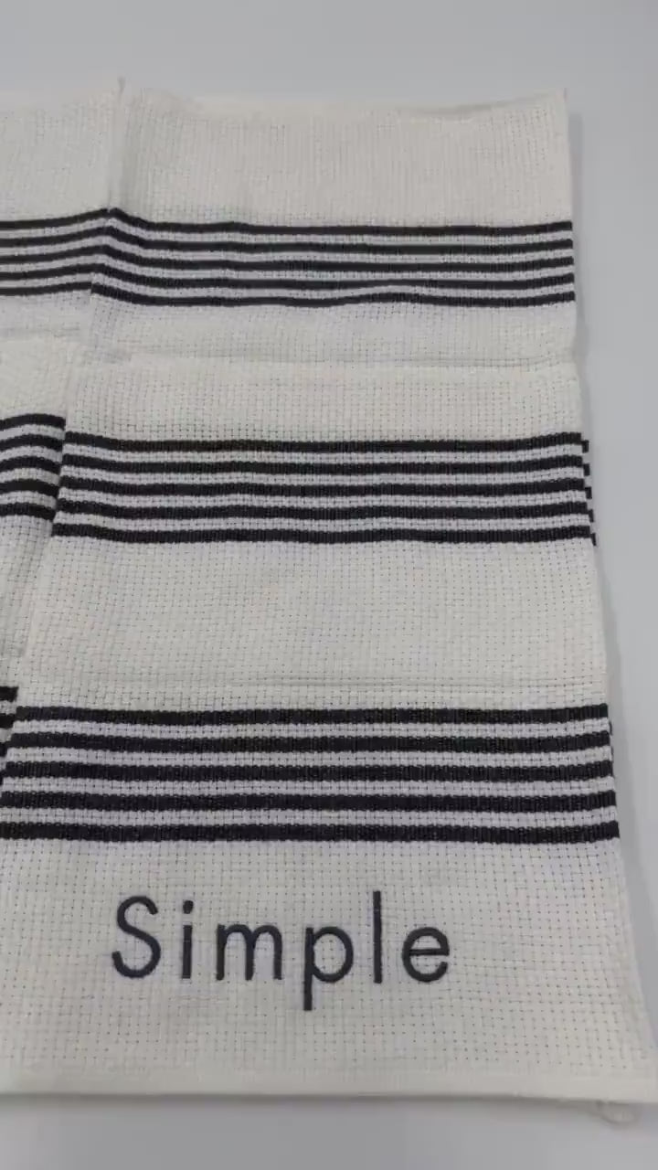 Personalized Kitchen Towels, Dish Towel, Tea Towel, Kitchen Decor, Housewarming, Wedding, Wedding Shower, Hand Towel, Gift For Mom,Set of 3