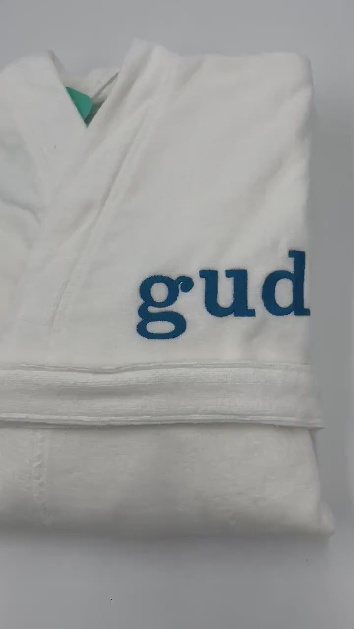 Luxury Turkish Terry Velour Kimono Robe, 100% Cotton, Personalized and Monogrammed Gifts, Wedding, Christmas, Birthday Gift, Unisex