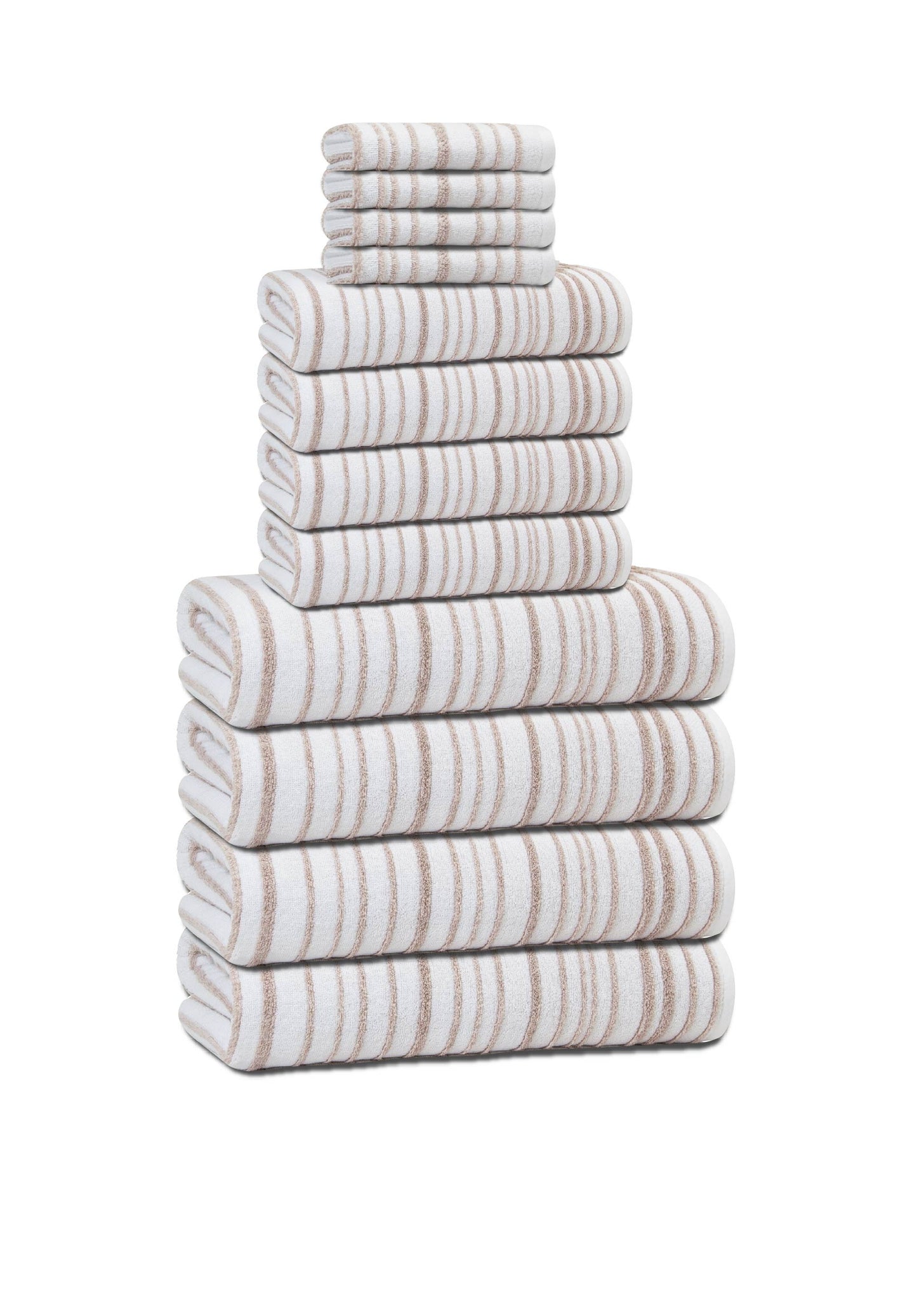 Halo Stripe Bath Towels