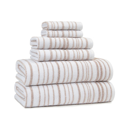 Halo Stripe Bath Towels