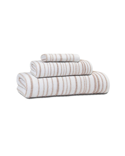 Halo Stripe Bath Towels