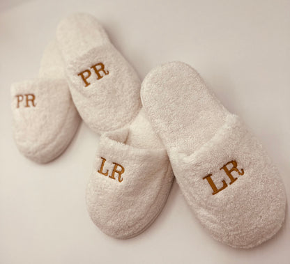 Terry Slippers, Soft & Plush Comfortable Lounging, Made in Turkey