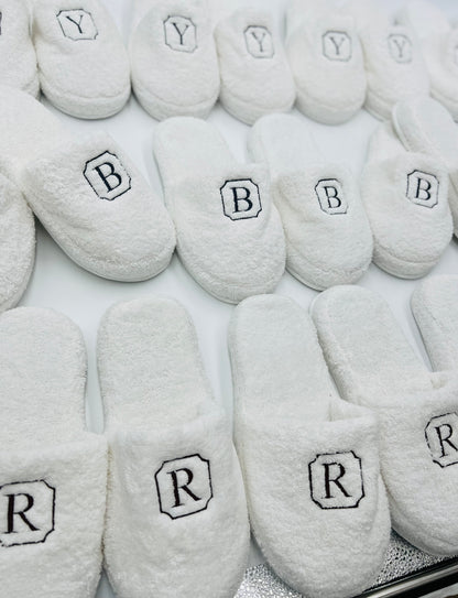 Terry Slippers, Soft & Plush Comfortable Lounging, Made in Turkey