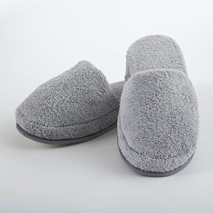 Terry Slippers, Soft & Plush Comfortable Lounging, Made in Turkey