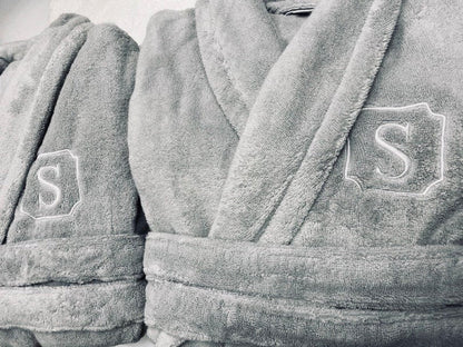 Plush Cotton Robe, Made in Turkey