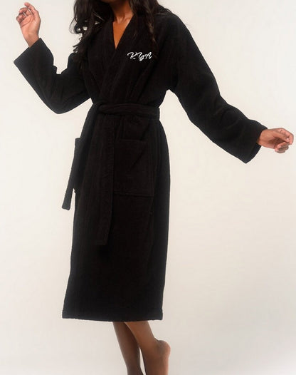 Luxury Turkish Terry Kimono Robe, 100% Cotton, Personalized and Monogrammed Gifts, Wedding, Christmas, Birthday Gift, Unisex