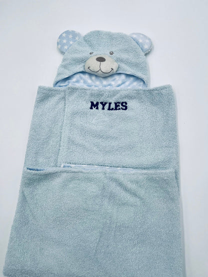 Hooded Towel - Personalized Kids Hooded Towel, Personalized Toddler Towel, Childrens Towel, Monogrammed Towel for Baby, Bath Towel