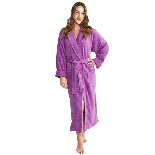 Shawl Turkish Robe - Violet